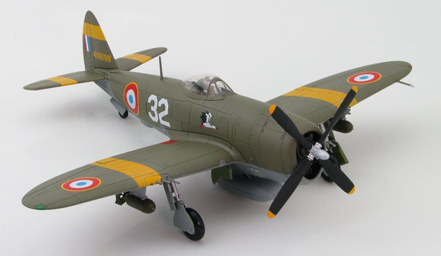 P-47 Thunderbolt Arméee de l'Air GCII/5 Metallmodell 1/48
