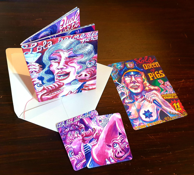 Martes Bathori - Mini-zine "Lola reine des porcs"