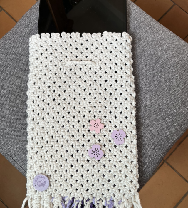 Pochette pour tablette «  lilas »