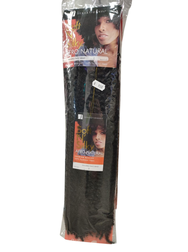 Afro natural twist braid