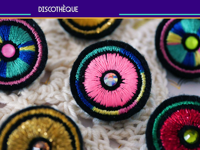 Pupille (Pins brodé machine)