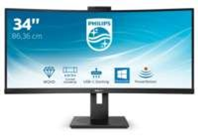 Philips P Line 346P1CRH/00 34'' UltraWide Quad HD Zwart