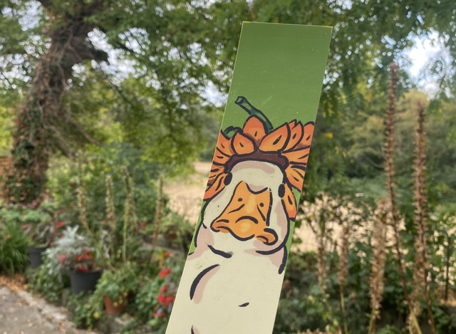 Marque page face de canard 