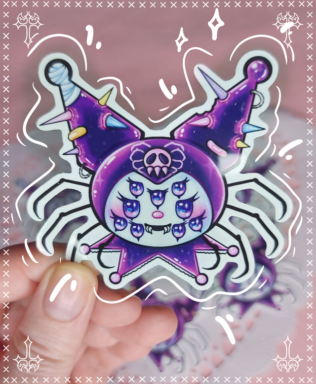 Sticker Kuromi Araignée 🕷️