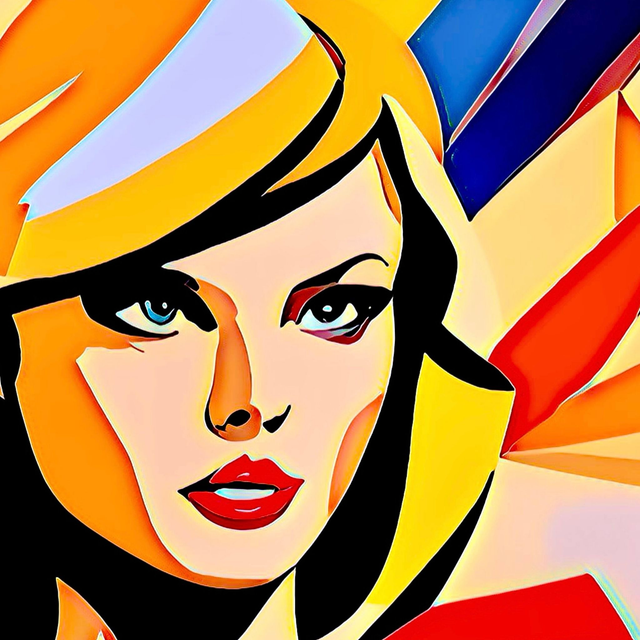 Canvas Wall Art, Supergirl, Superhero digital art, hand drawn, Colourful Comic book art, Wall Decor,