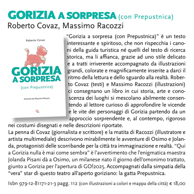 Roberto Covaz, Massimo Racozzi, "Gorizia a sorpresa (con Prepustnica)", qudulibri 2025 