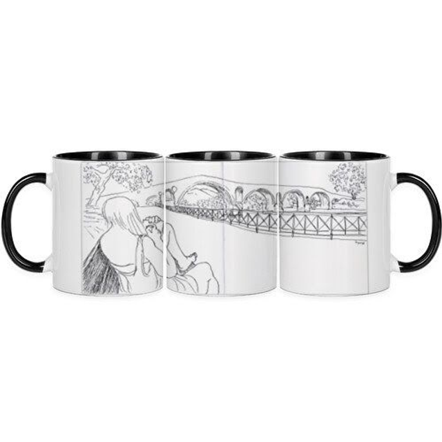 Taza Dibujando puente