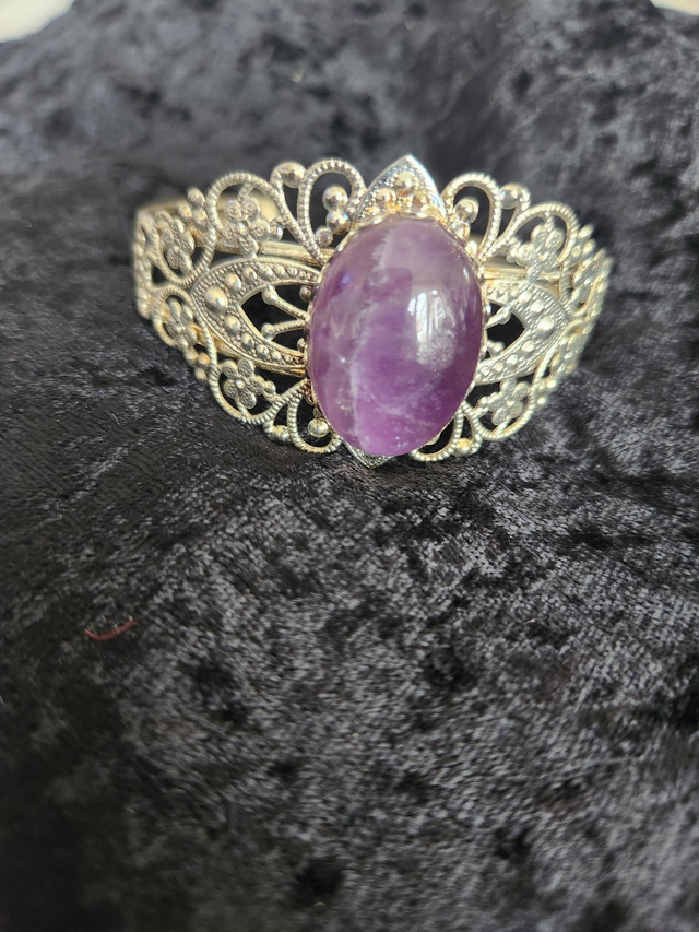 AMETHYST FILIGREE BRACELET 