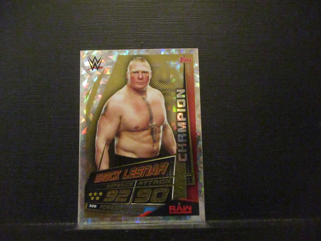 Brock Lesnar - Champion Slam Attax Universe Original Trading Card #326