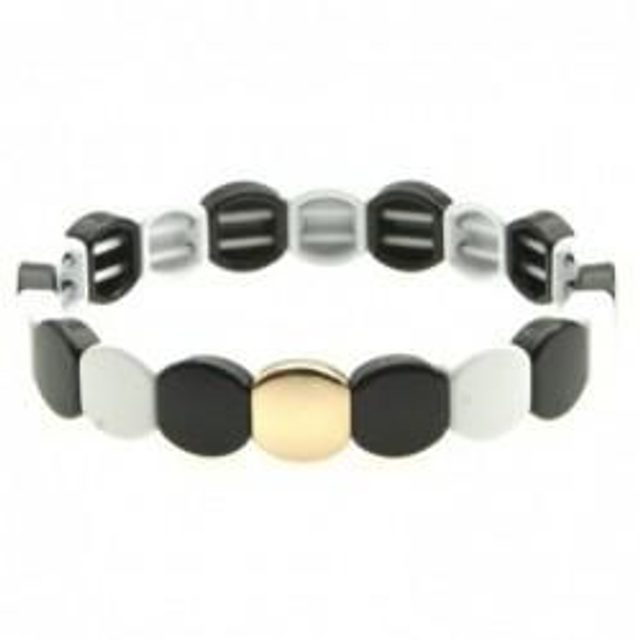 Bracciale donna in resina e acciaio 