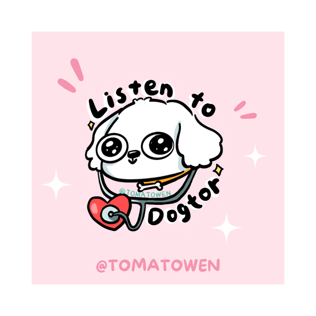 Sticker: Listen to dogtor