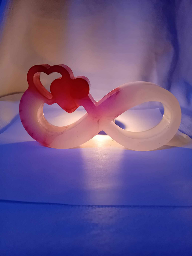 Double cœur sur l'infini 