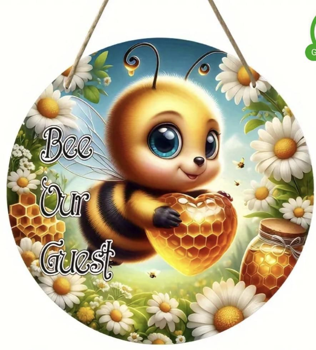 Dekoschilder "Bee our Guest"
