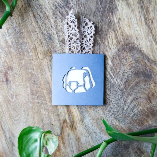 Mini-Carte Heroic Fantasy "Sac de voyage" (5 x 5 cm)