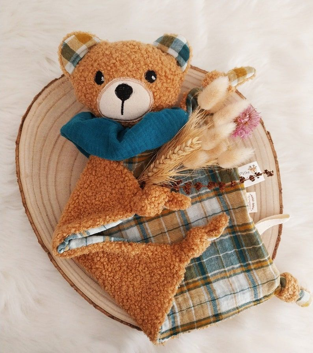Commande ourson pour Sandra 100% coton