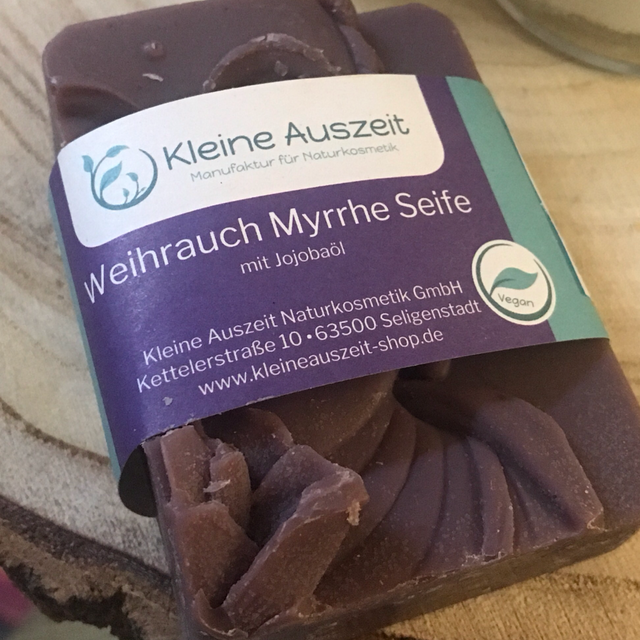 Kleine Auszeit Weihrauch Myrrhe Seife