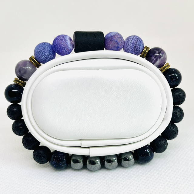 Mystic Night – Paarse Energie Armband