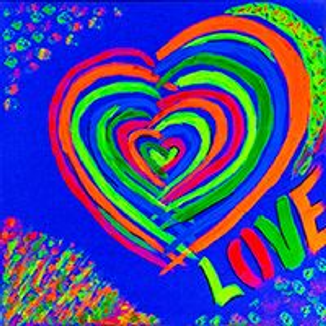 02) 14 Février - Peinture Ds le Noir St Valentin