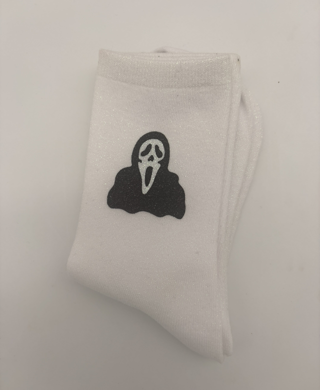 Chaussettes a paillettes SCREAM phospho 