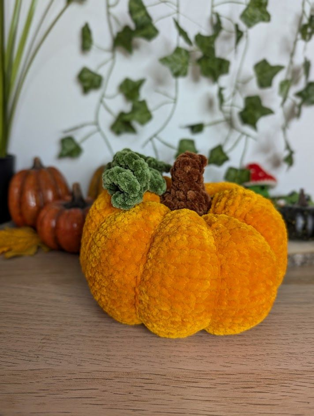 Citrouille au crochet décorative - Décoration d'automne 🍂