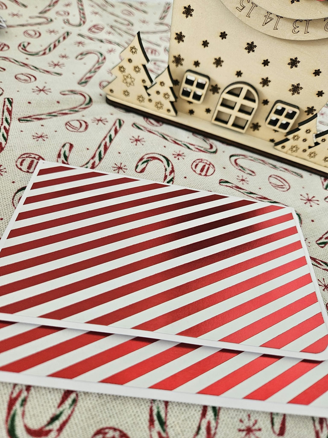Pochette cadeau de Noël faite main – Pour chèque, billet ou carte cadeau