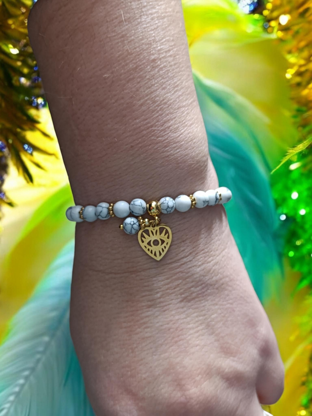 Bracelet Howlite - Calme & Sérénité