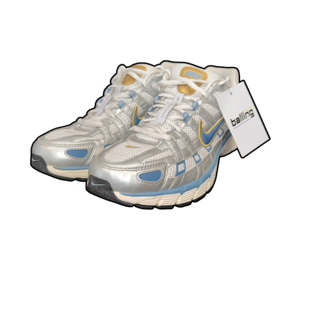 Nike P-6000 Metallic Silver/Aegean Storm - UK10.5