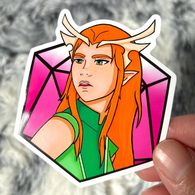 Keyleth D20 Sticker - Critical Role Vox Machina Collection