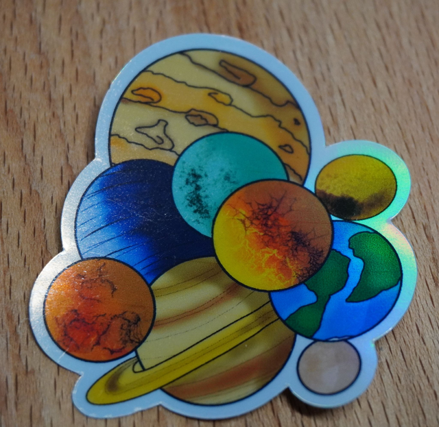 Sticker "Planetenhaufen"