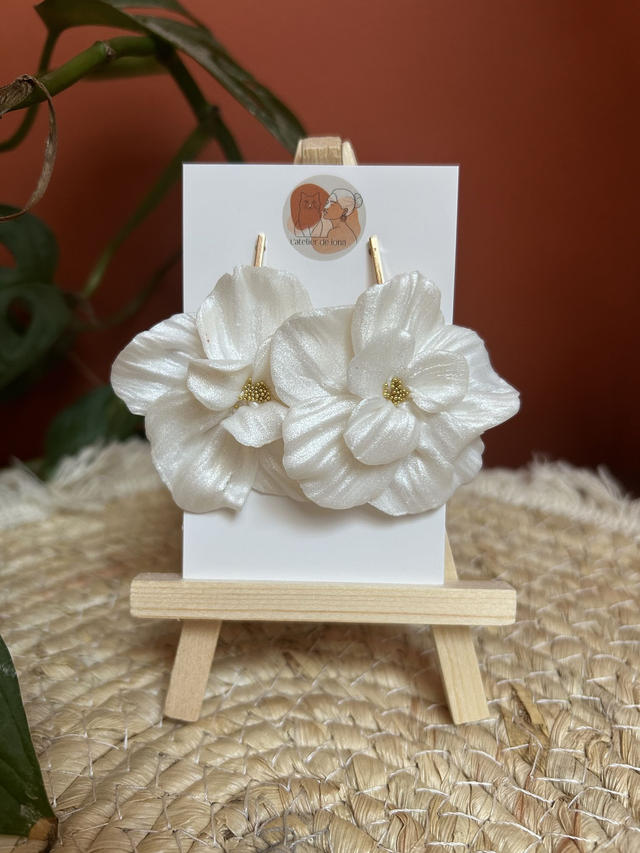 Boucles d’oreilles fleurs