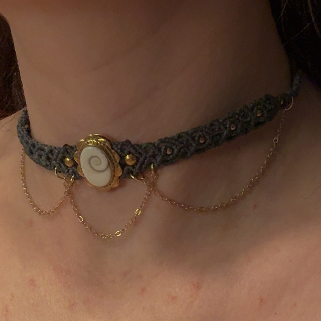 Collier MÉDICIS œil de sainte Lucie 