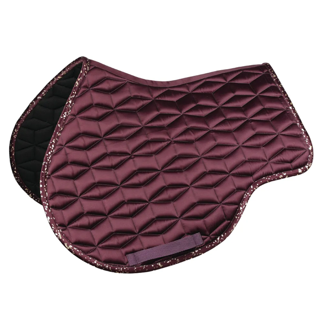 Hy Enchanted Collection Saddle Pad - PLUM/ROSE GOLD PONY 