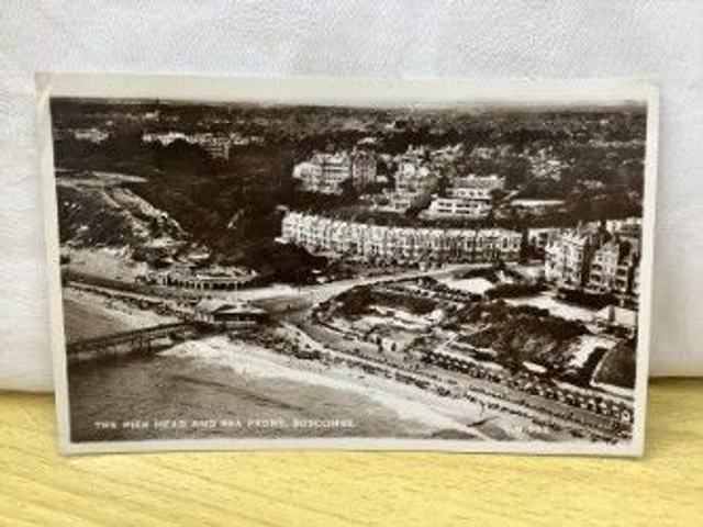 Boscombe. The Pier Head and Sea Front, Dorset, Posted 1950 Thunder & Clayden postcard Our Ref. no R358 £2.85