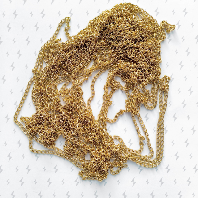 Gold Plated 3mm Chains 