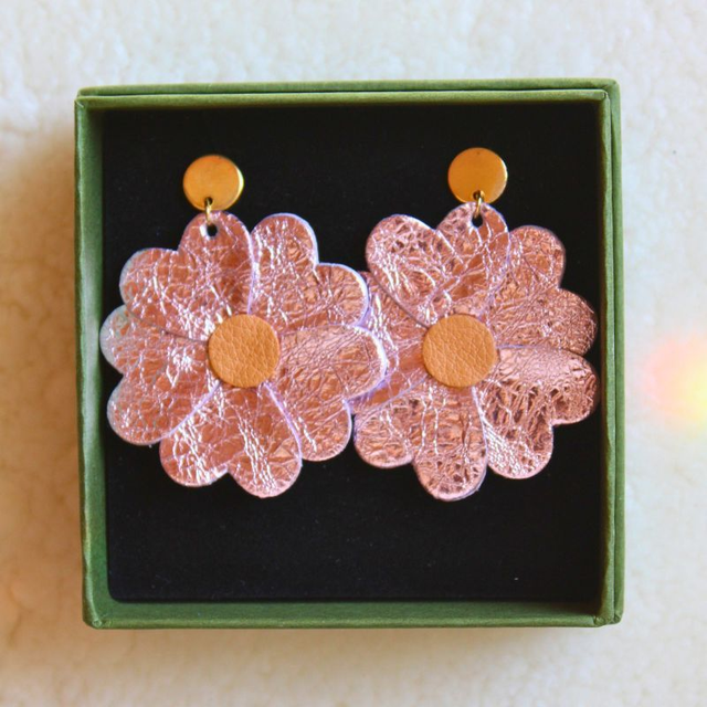 Boucles d’oreilles marguerites     