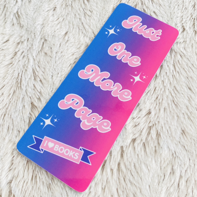 Marque-pages Just One More Page