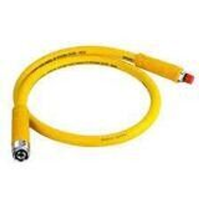 Aqualung tuyaux MP caoutchouc 100 cm jaune