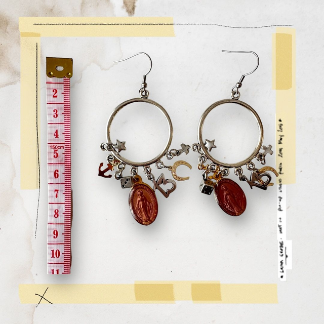 Orecchini con charms - 24NG-17