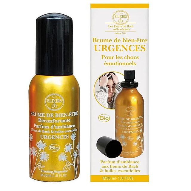 Bach spray d’ambiance bio « Urgence » 30ml