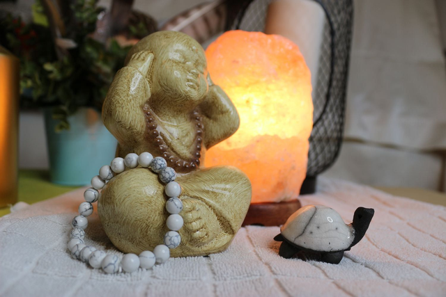 Bracelet Howlite Blanche 8mm -