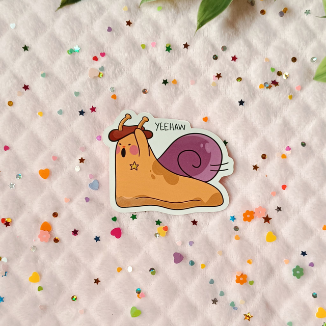 Snail sheriff stickers