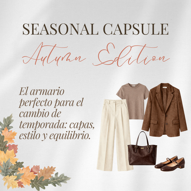 SEASONAL CAPSULE: Autumn Edition - Armario Cápsula de Otoño