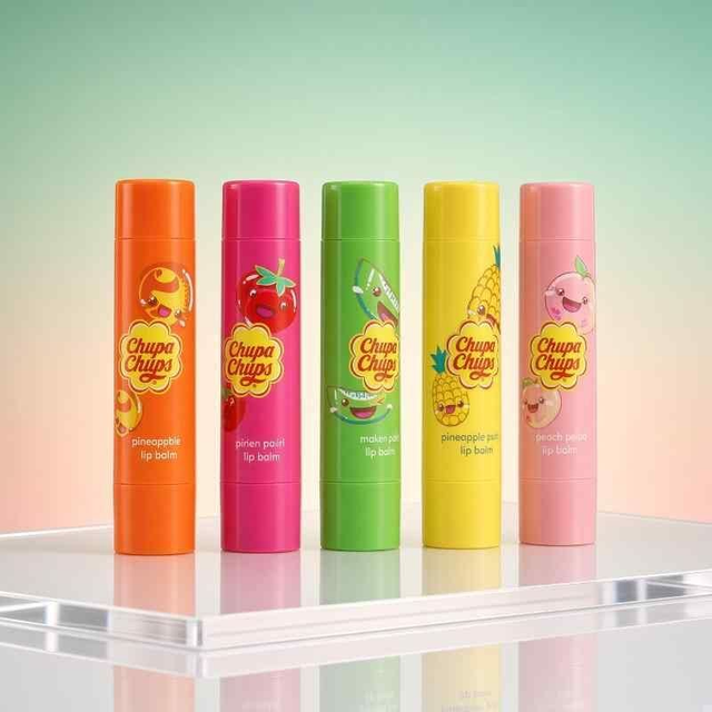 Chupa Chups Lip Licking Lip Balm Collection – 5 Assorted Flavours | Lip Care