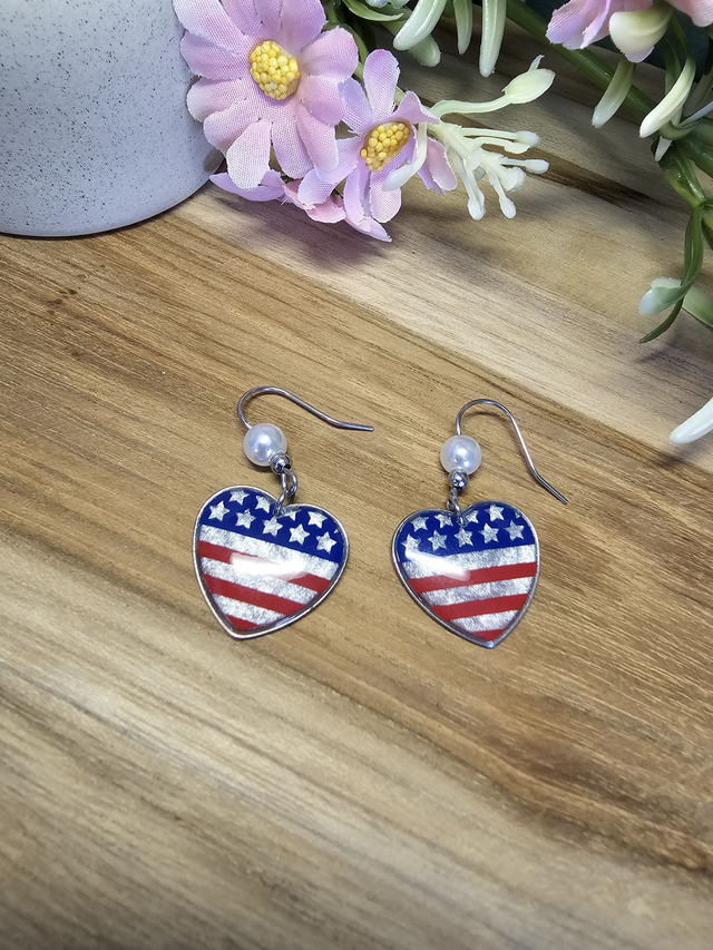 &quot;American Dream&quot; Coeur drapeau américain