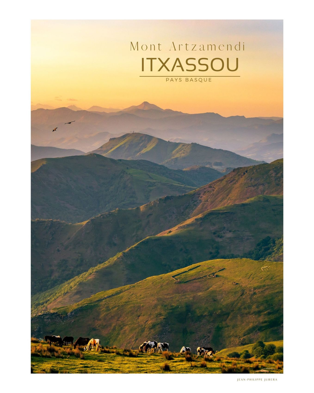 Affiche Photo Itxassou Pays Basque