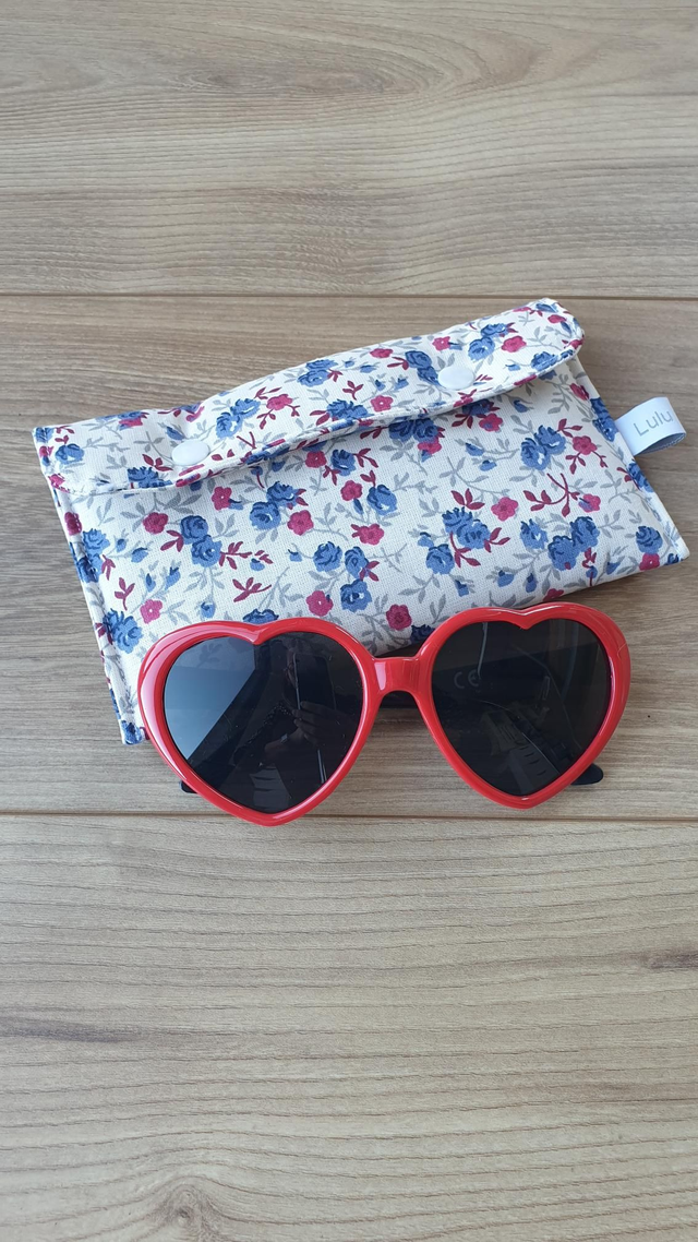 Étuis à lunettes ou téléphone roses bleu rouge 🌹 