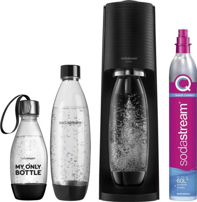 Sodastream Sodagerät Terra Vorteilspack Schwarz