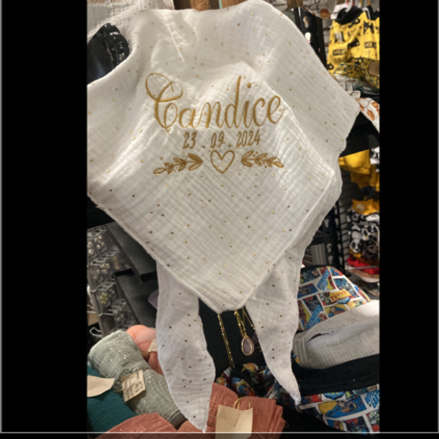 Lange ou Étole baptême 