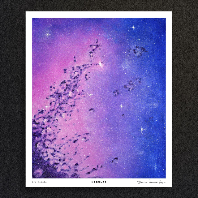 #0598 Arm Nebula - NEBULAS - PRINT - peintures Acrylique