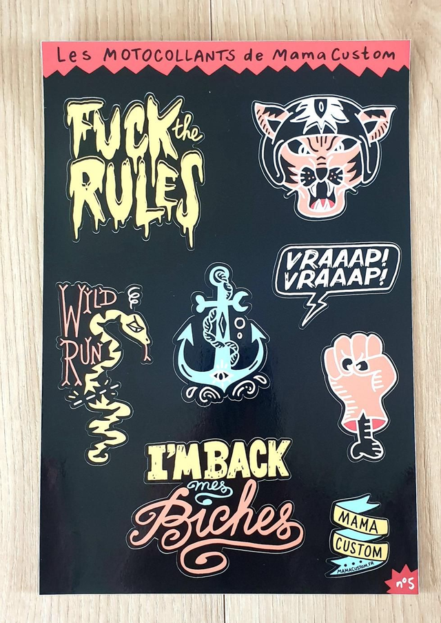 Stickers - FUCK THE RULES 